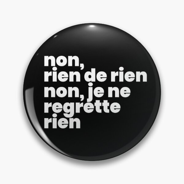 Item preview, Non, je ne regrette rien I (white) designed and sold by didijuca.