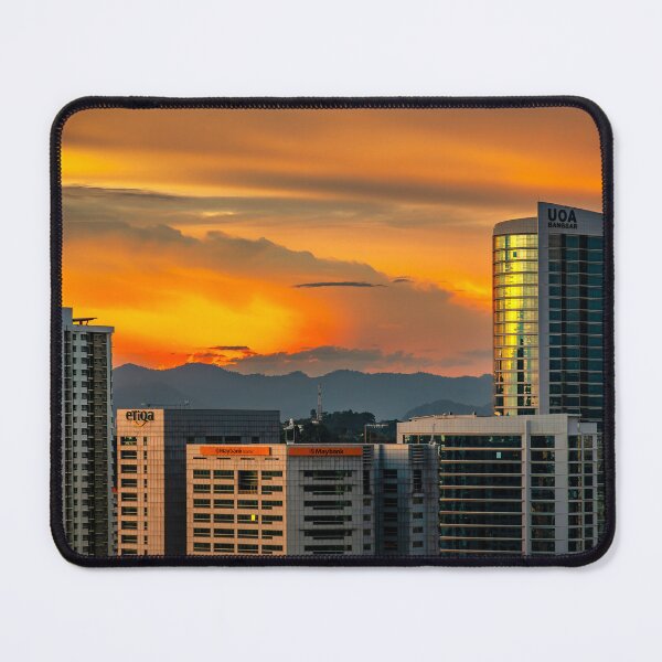 Item preview, Kuala Lumpur Sunset Cityscape designed and sold by AJEvans.
