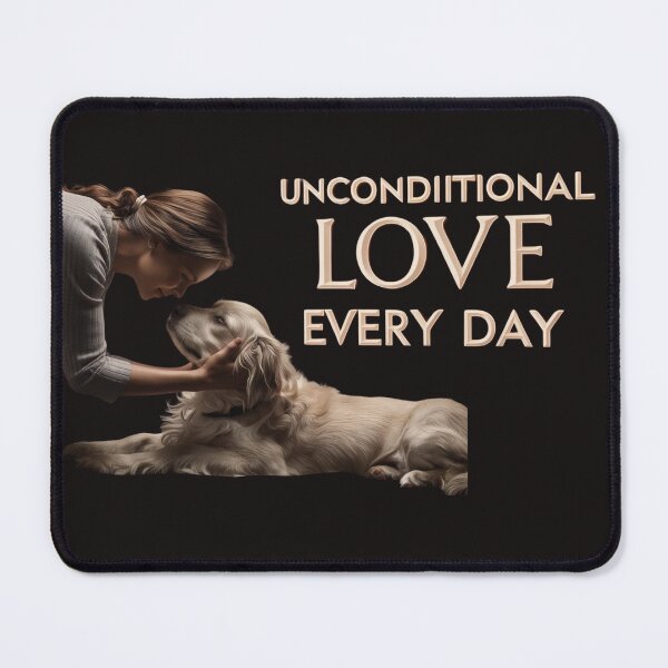 Item preview, UNCONDITIONAL LOVE, EVERY DAY - A T-Shirt That Speaks from the Heart designed and sold by Mikel-empire.