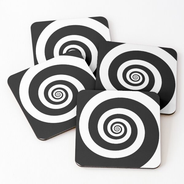Item preview, Black and White Hypnotizing Swirl Abstract Illusion Design  designed and sold by patternsoup.