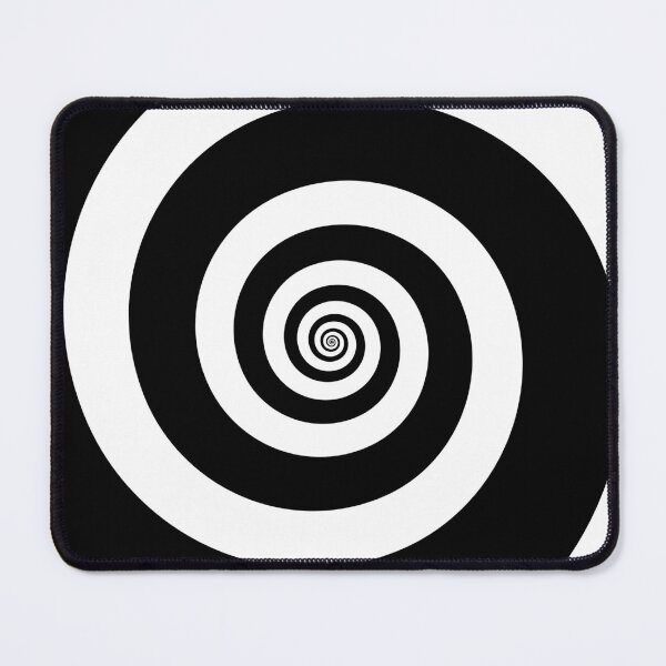 Item preview, Black and White Hypnotizing Swirl Abstract Illusion Design  designed and sold by patternsoup.