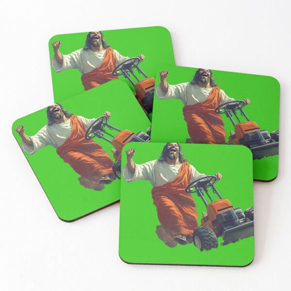 Item preview, Lawnmover Jesus designed and sold by obstinator.