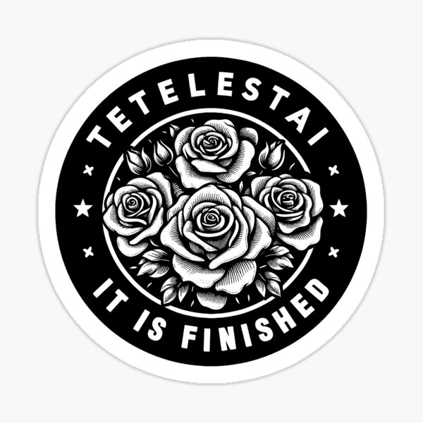 Artikel-Vorschau von Tetelestai Es ist vollbracht und Rosen, designt und verkauft von plushism.