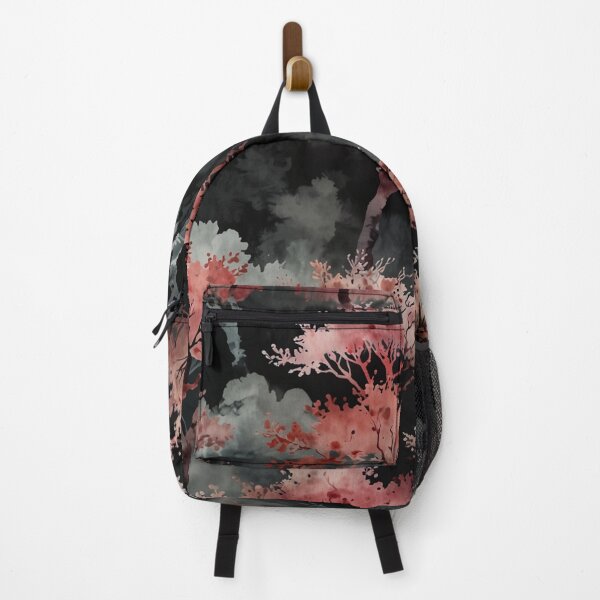 Item preview, Sumi Dreams - Japanese Ink & Cherry Blossom Watercolor Pattern designed and sold by WeirdlyWorn.