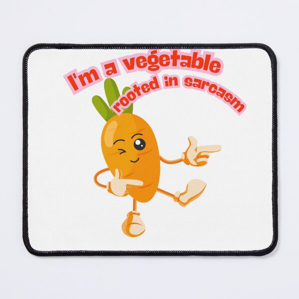 Item preview, A hint of carotene in sarcasm designed and sold by CraftSmartAIA.