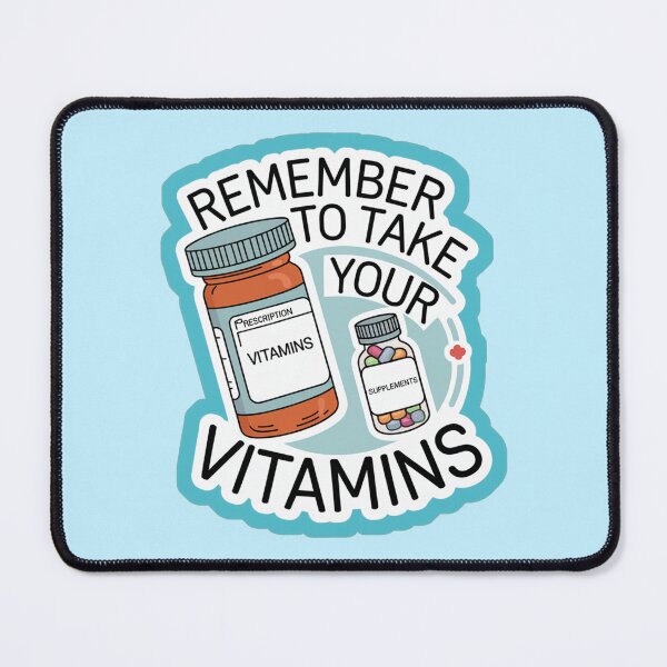 Item preview, Remember To Take Your Vitamins: Health Reminder Design designed and sold by Artyx_Design.