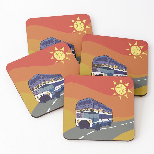 Item preview, Colourful Bus joyride illustration  designed and sold by rizz-.