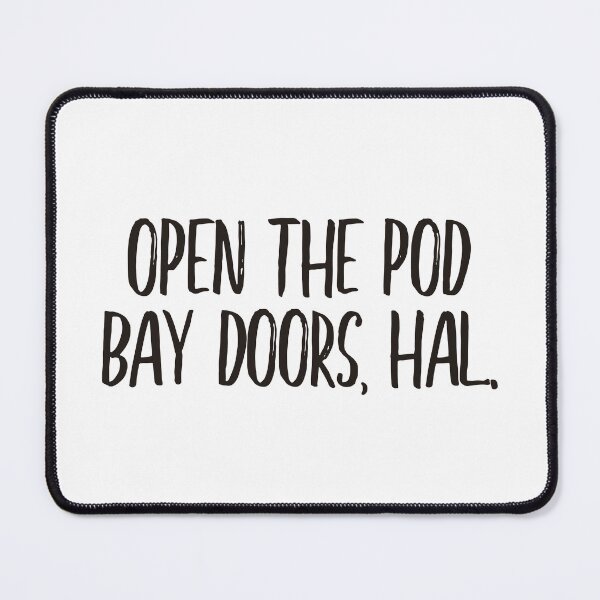 Item preview, Open the pod bay doors, HAL (black) designed and sold by didijuca.