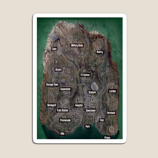 Item preview, Verdansk New Map 2025 designed and sold by jaggyboy.