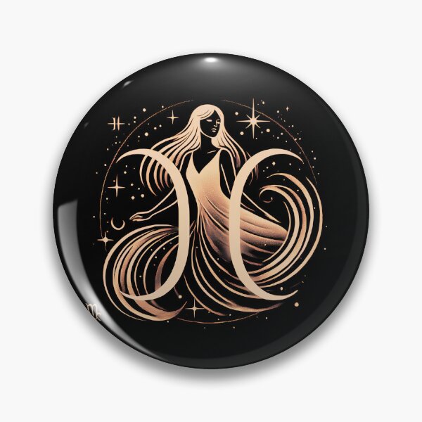Item preview, Virgo - Elegance and Cosmic Precision designed and sold by VaryVibe.
