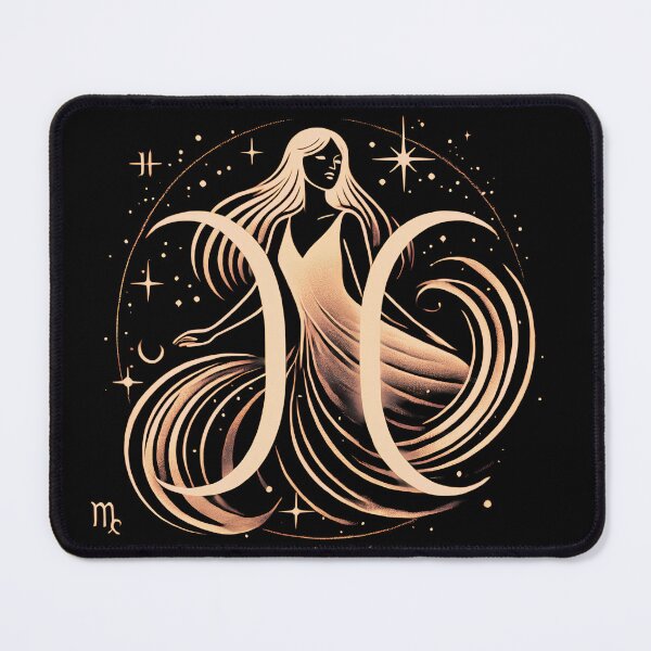 Item preview, Virgo - Elegance and Cosmic Precision designed and sold by VaryVibe.