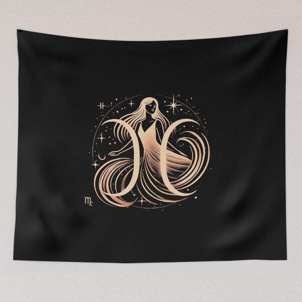 Item preview, Virgo - Elegance and Cosmic Precision designed and sold by VaryVibe.