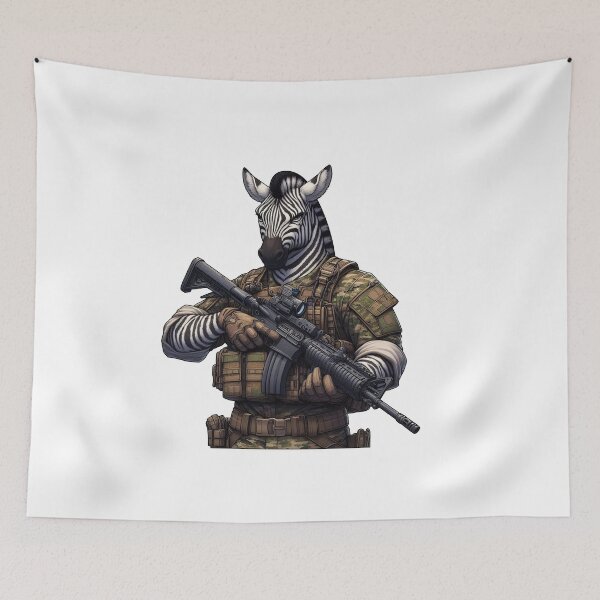 Item preview, Tactical Zebra designed and sold by RAWLIFEGRAPHIC.