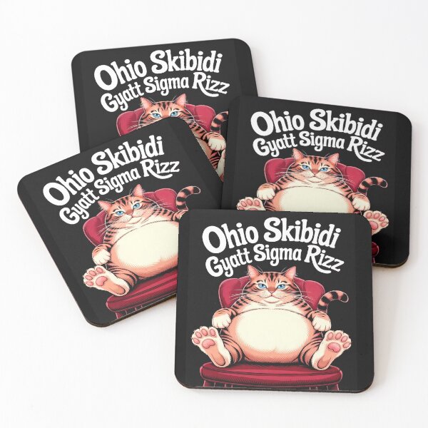 Item preview, Ohio Skibidi Gyatt Sigma Rizz Chonk Cat designed and sold by AwakenedSoul.