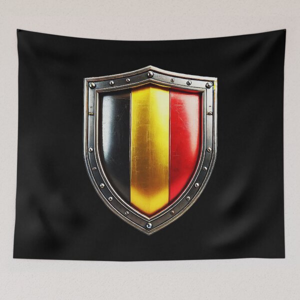 Item preview, Belgian Honor Shield – Symbol of Strength and Unity designed and sold by Highlandkings.