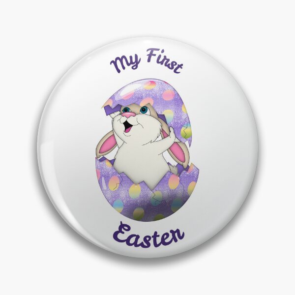 Item preview, My First Easter - Cute Baby Bunny in Egg Design designed and sold by amandaline.