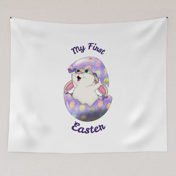 Item preview, My First Easter - Cute Baby Bunny in Egg Design designed and sold by amandaline.