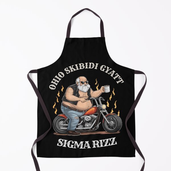 Artikelvorschau, Ohio Skibidi Gyatt Sigma Rizz Boomer Biker  entworfen und verkauft von AwakenedSoul.