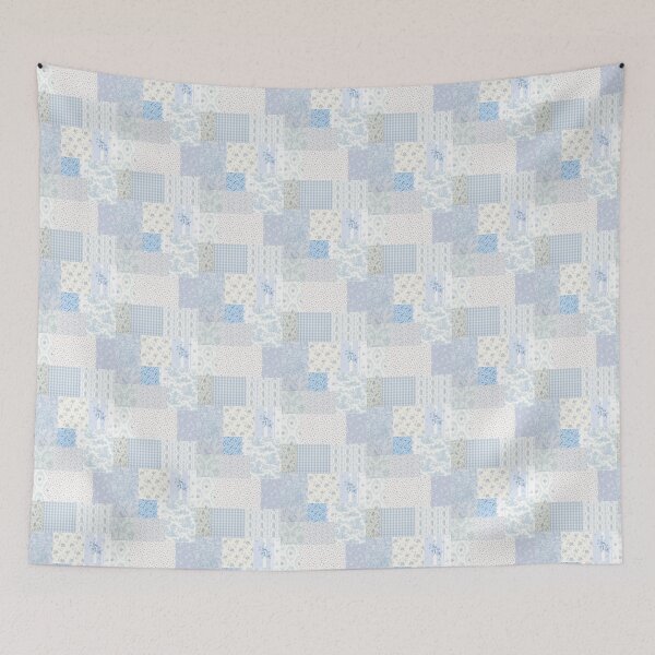 Item preview, Blue Shabby Chic Collage designed and sold by allyrosebubble.