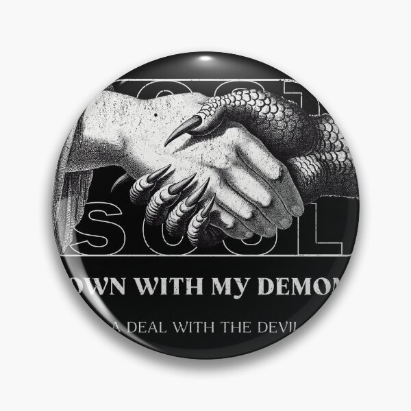 Item preview, Down with my Demons | A Deal with the Devil | Dark designed and sold by beDiceDesigns.