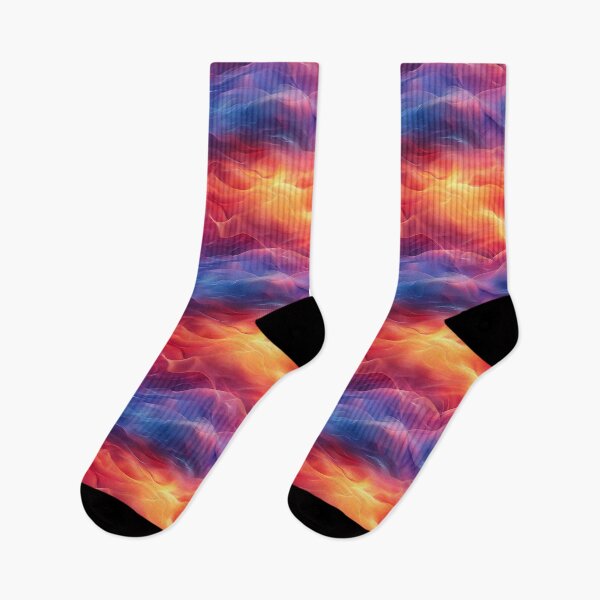 Item preview, Fire and Ice Abstract Waves designed and sold by NTGUILTY.