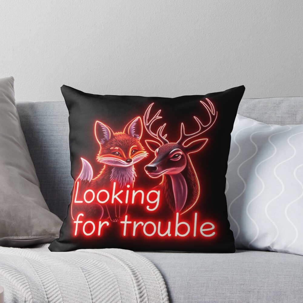 Item preview, Throw Pillow designed and sold by Vixen-Games.