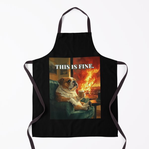 Item preview, This is Fine: Bulldog Edition designed and sold by Shop_DOUBLEOSOO.