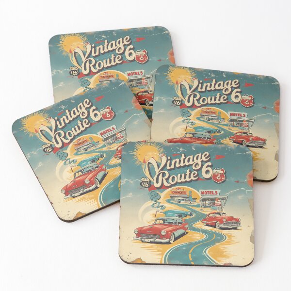 Item preview, Vintage Route 66 designed and sold by SamartkitDesign.