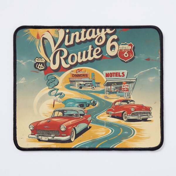 Item preview, Vintage Route 66 designed and sold by SamartkitDesign.