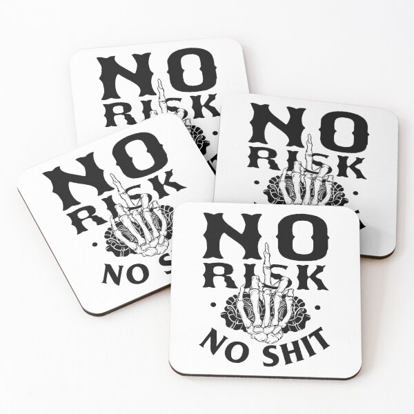 Item preview, No Risk No Shit; designed and sold by StickerApe.