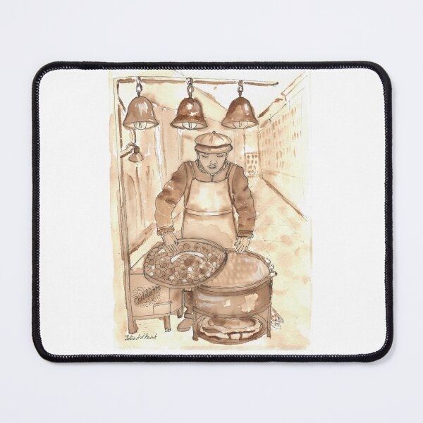 Item preview, Rome, chestnut seller designed and sold by Julia's Print Studio .