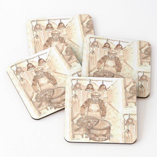 Item preview, Rome, chestnut seller designed and sold by Julia's Print Studio .