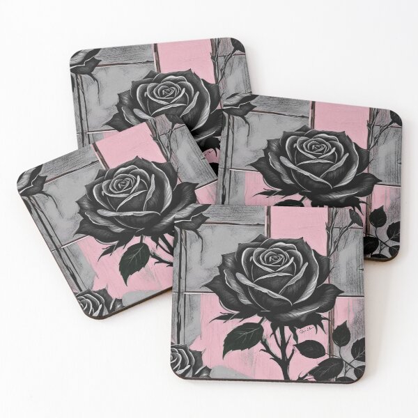 Item preview, Black Roses Backdrop designed and sold by Hen-C-Art.