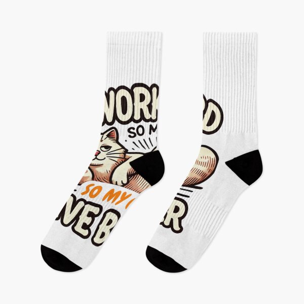 Item preview, I Work Hard So My Cat Can Live Better designed and sold by Misterzino Classic.