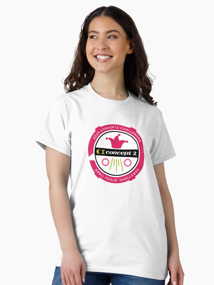 Thumbnail 1 of 7, Classic T-Shirt, 2025 April Fools Challenge Concept2 designed and sold by concept2inc.
