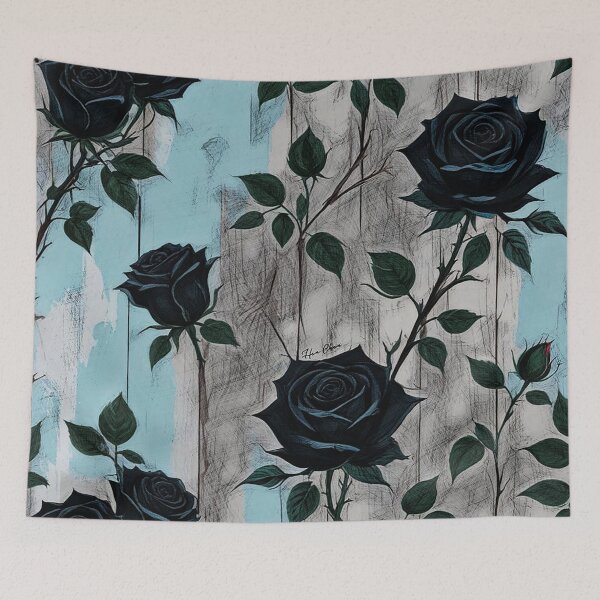 Item preview, Roses on Painted Wood designed and sold by Hen-C-Art.