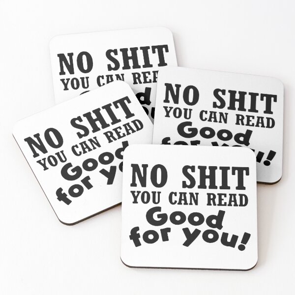Item preview, No Shit; You Can Read; designed and sold by StickerApe.
