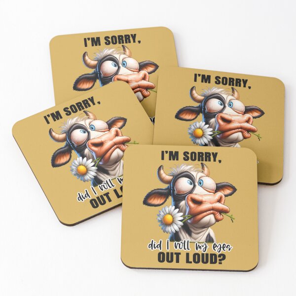 Item preview, Funny Cow - Sorry for My Eyes! designed and sold by Aredbox.