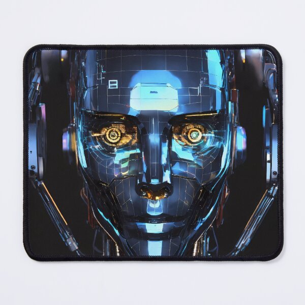 Item preview, Futuristic Humanoid Robot – High-Tech AI Vision designed and sold by FusionCipher.