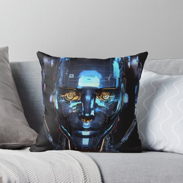 Item preview, Futuristic Humanoid Robot – High-Tech AI Vision designed and sold by FusionCipher.