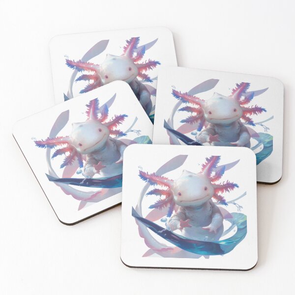 Item preview, Cute happy friend Axolotl designed and sold by PatternFly.