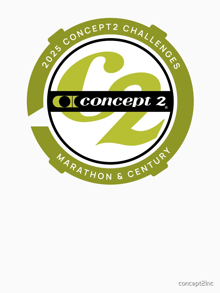 Thumbnail 7 of 7, Classic T-Shirt, 2025 Concept2 Marathon and Century Challenge designed and sold by concept2inc.