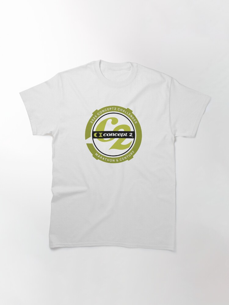 Thumbnail 3 of 7, Classic T-Shirt, 2025 Concept2 Marathon and Century Challenge designed and sold by concept2inc.