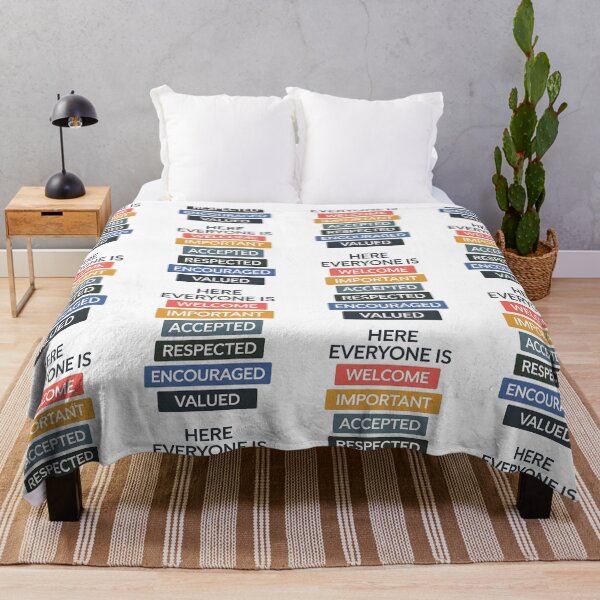 Item preview, Here Everyone Is Welcome Important Idaho Teacher Funny, Important, Accepted & Valued designed and sold by BLZART.