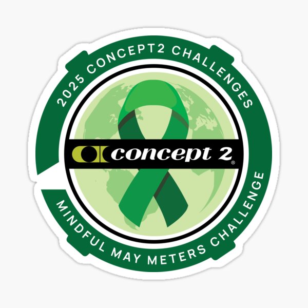 Artikel-Vorschau von Concept2 Mindful May Meters Challenge 2025, designt und verkauft von concept2inc.