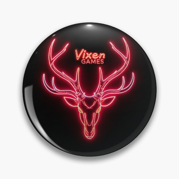 Item preview, Neon Look Stag Vixen Games Sticker Design For Stags  designed and sold by Vixen-Games.
