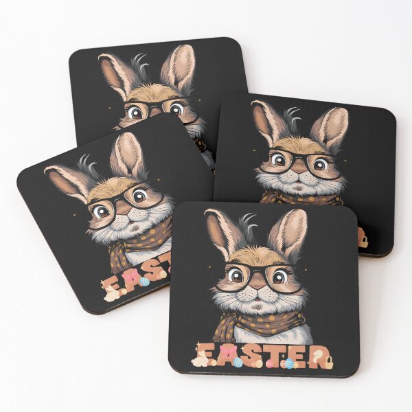 Item preview, Easter Bunny With Glasses designed and sold by I-wanna-T-shirt.