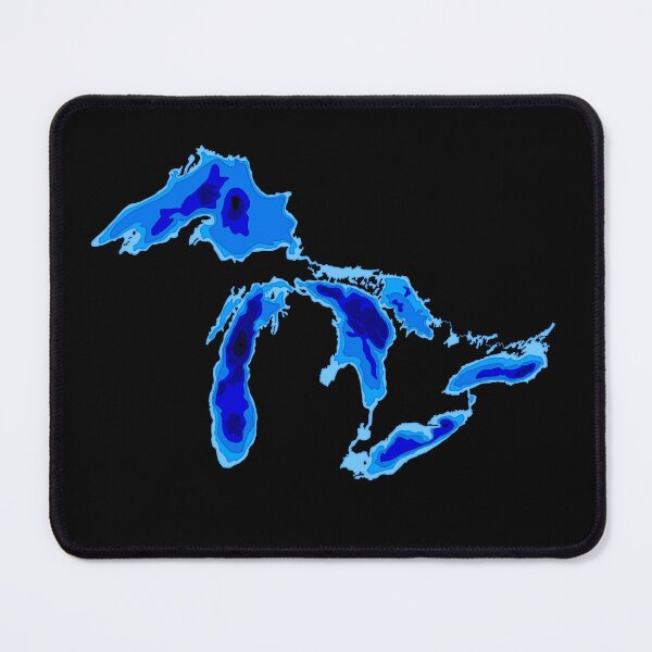 Item preview, Michigan lakes depths designed and sold by Postlydia.