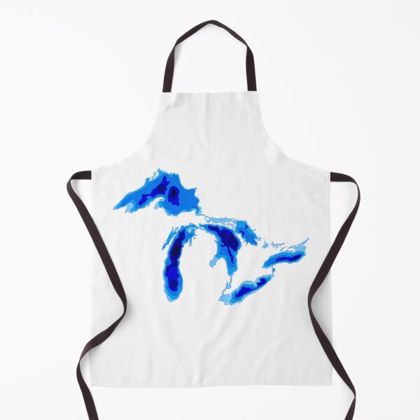Item preview, Michigan lakes depths designed and sold by Postlydia.