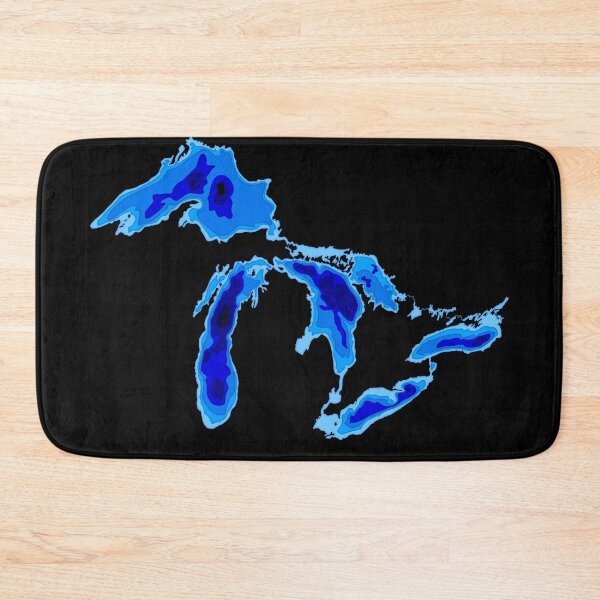 Item preview, Michigan lakes depths designed and sold by Postlydia.